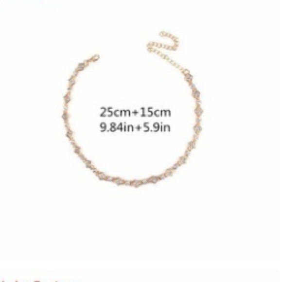 🌟Silver Chrystal Choker Necklace🌟 - Picture 5 of 5